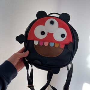 Stylish Black and Red Backpack